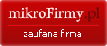 Dane firmy PROSERWER potwierdzone przez mBank.